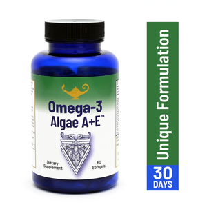 Omega-3 Algae A+E - Vegan omega-3 vetzuren gemaakt van algen - 60 st